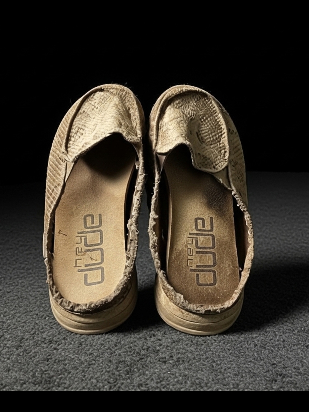 Hey Dude's Snakeskin Slip-On Moccasins for Women